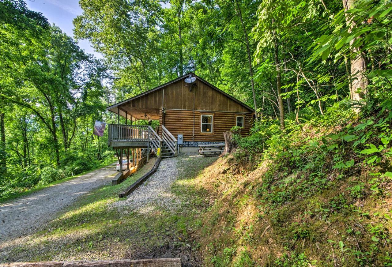 Cozy Deer Glen Cabin With Private Hot Tub And Porch! مدينة كليرمونت المظهر الخارجي الصورة